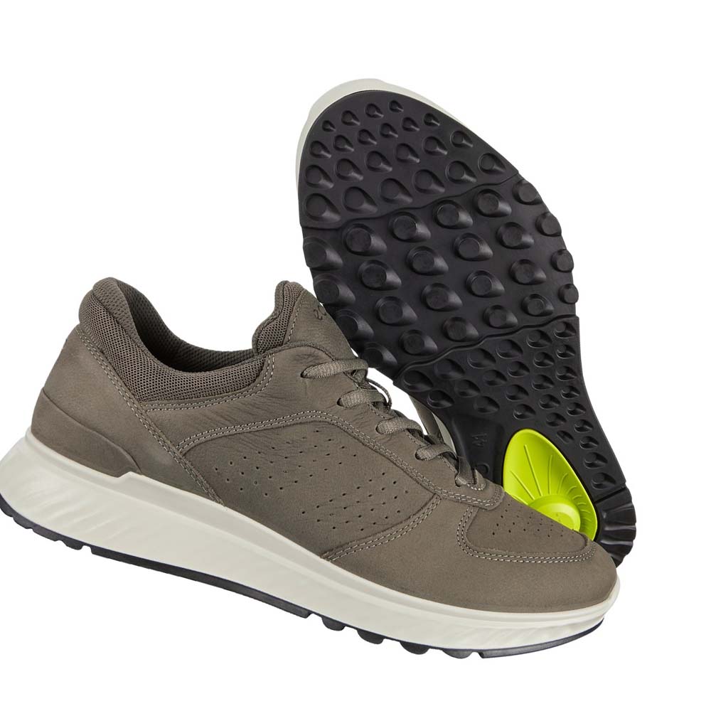 Men's Ecco Exostride Sneakers Olive | SG 616XYU